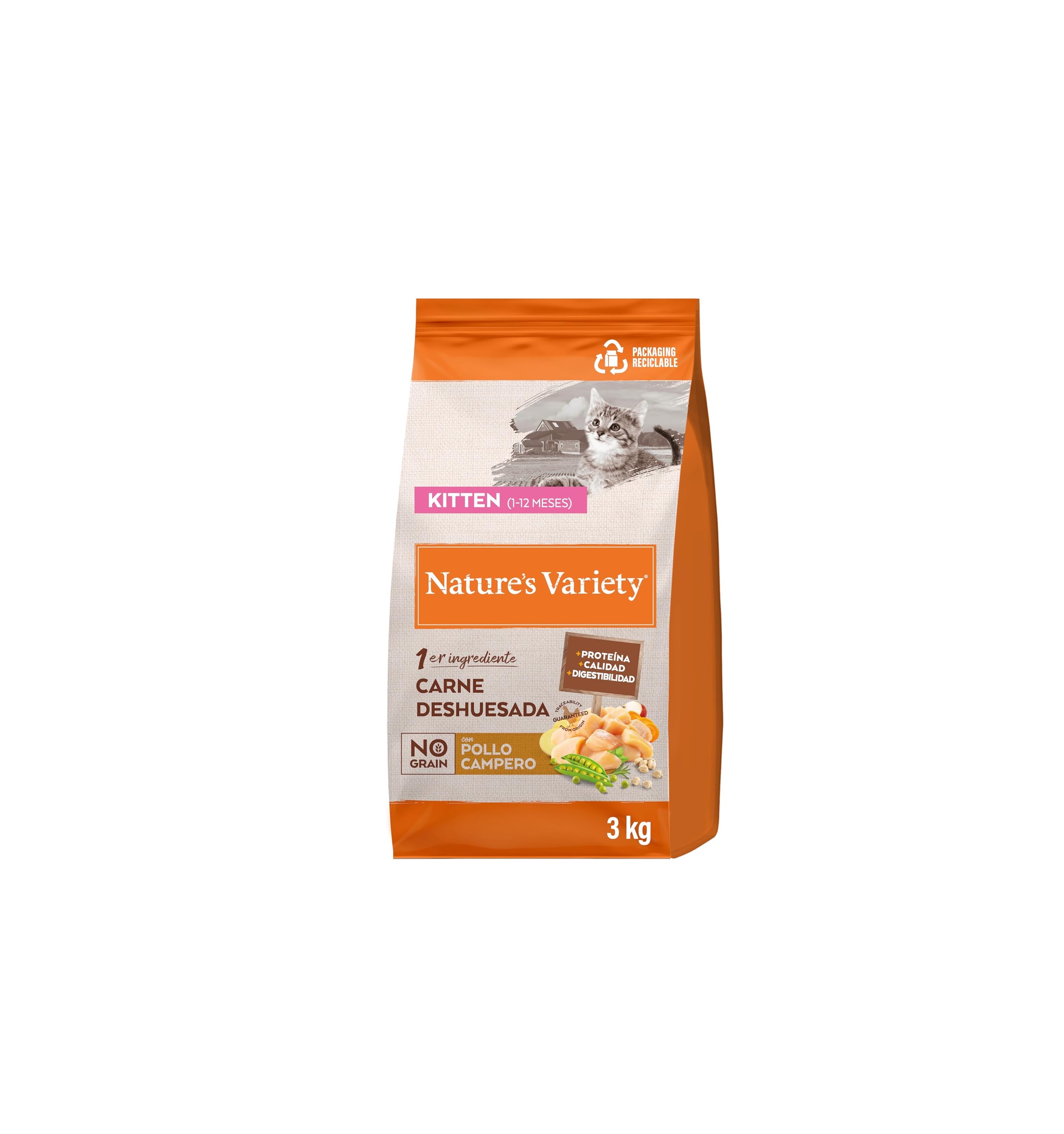 Nature's Variety Healthy Grains – Pienso Natural para Gatitos no esterilizados