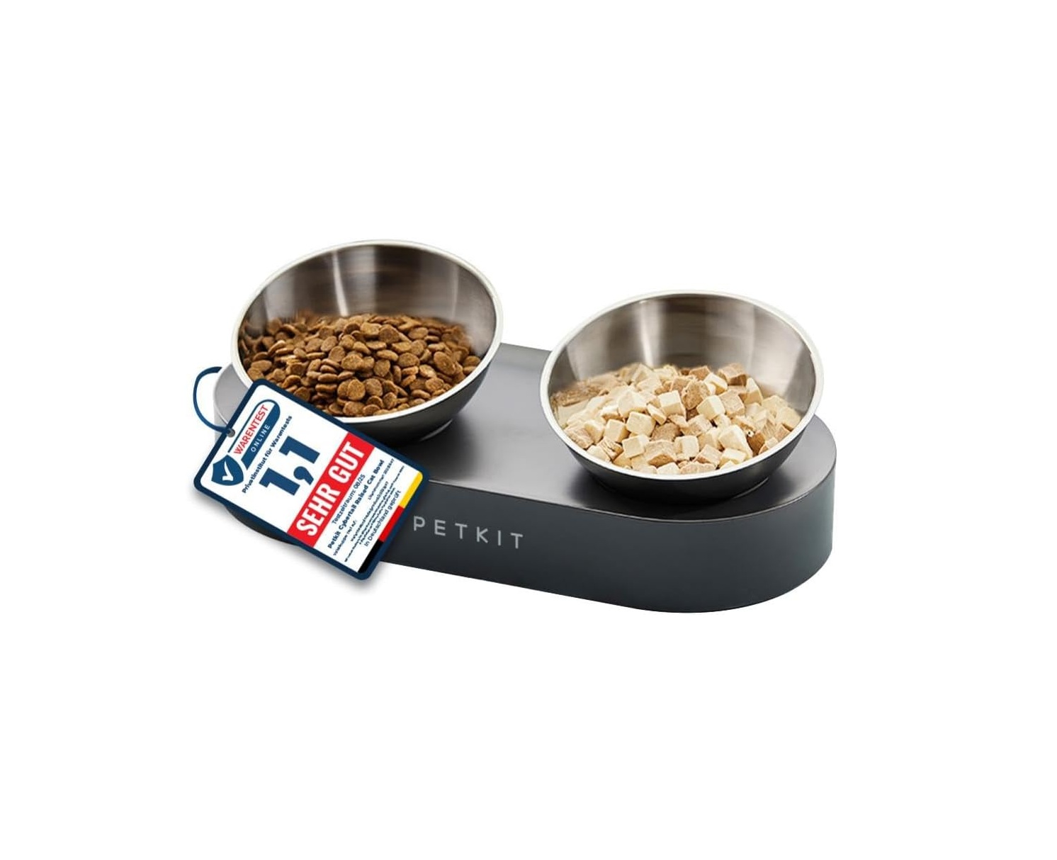 PETKIT – Comedero de Acero Inoxidable Elevado