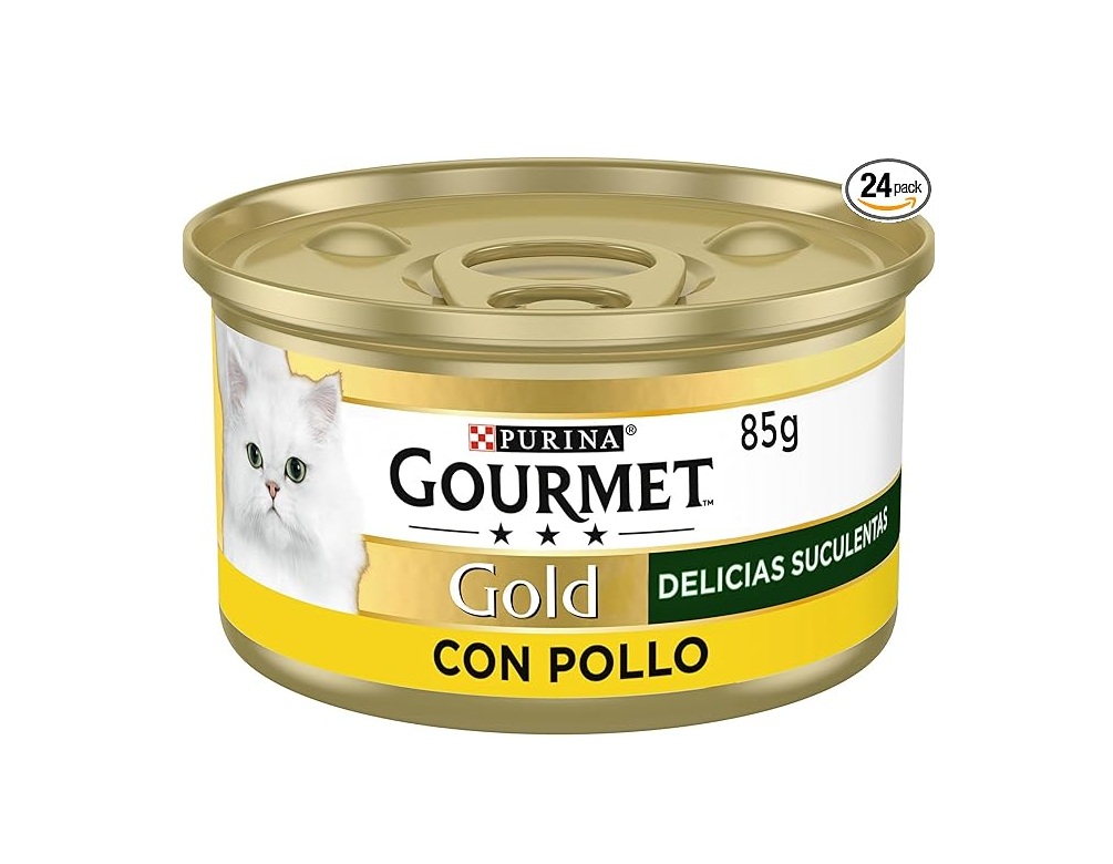 Comida húmeda Purina Gourmet Gold Delicias Suculentas para gatos con pollo