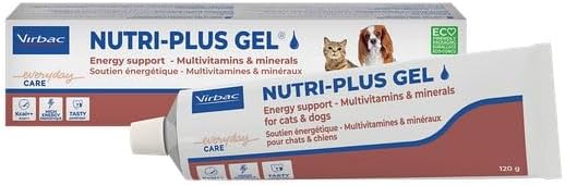 Virbac Nutri-Plus Gel, suplemento energético para gatos y perros